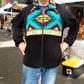 Native American Aztec Fleece Jacket, Men or Women Winter Coat, SOUTHWEST Print, Unisex Sizes, inside Zip Pocket. Choose Your Size XS - XXL