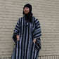 Heavy Cotton Hooded Hoodie Poncho | 100 Percent Cotton - Handmade in Nepal| One Size - Multicolor | Thick Breathable - Kangaroo Pockets