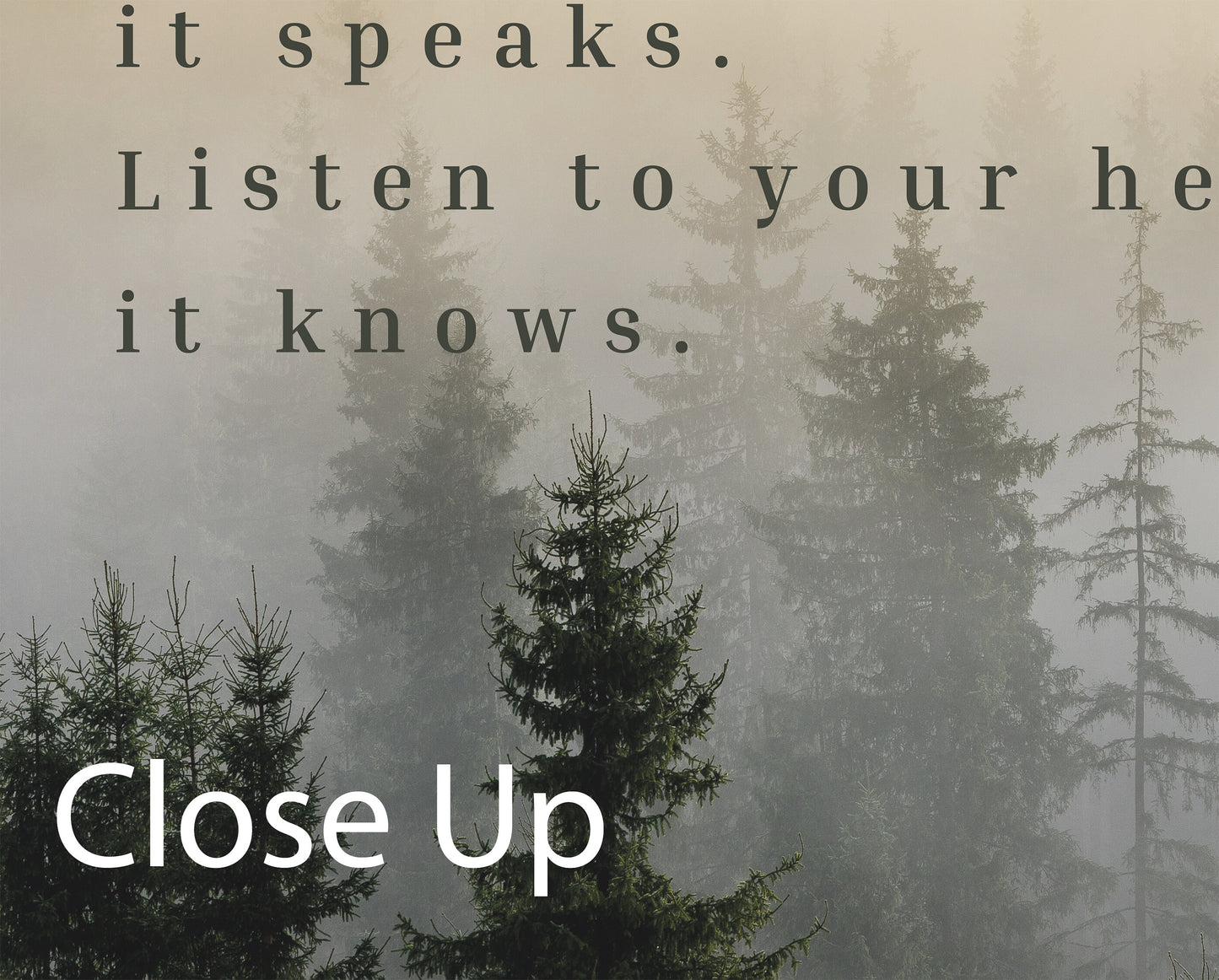 Listen to the Wind It Talks Native American Blessing Inspirational Wall Art Canvas Native American Quote Poem Nature Pacific Northwest Art
