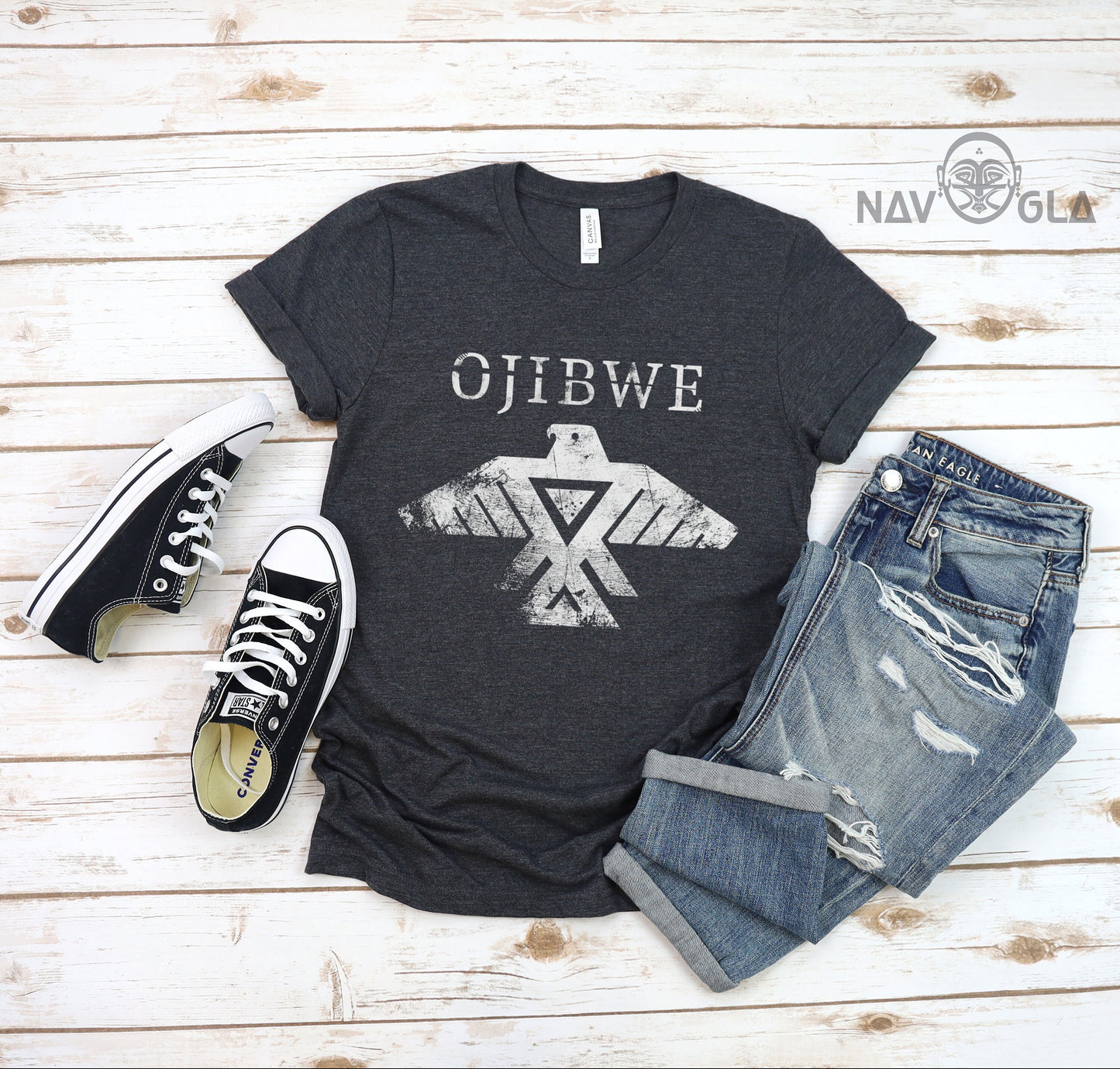 Ojibwe Thunderbird T-Shirt Unisex Jersey Short Sleeve Tee