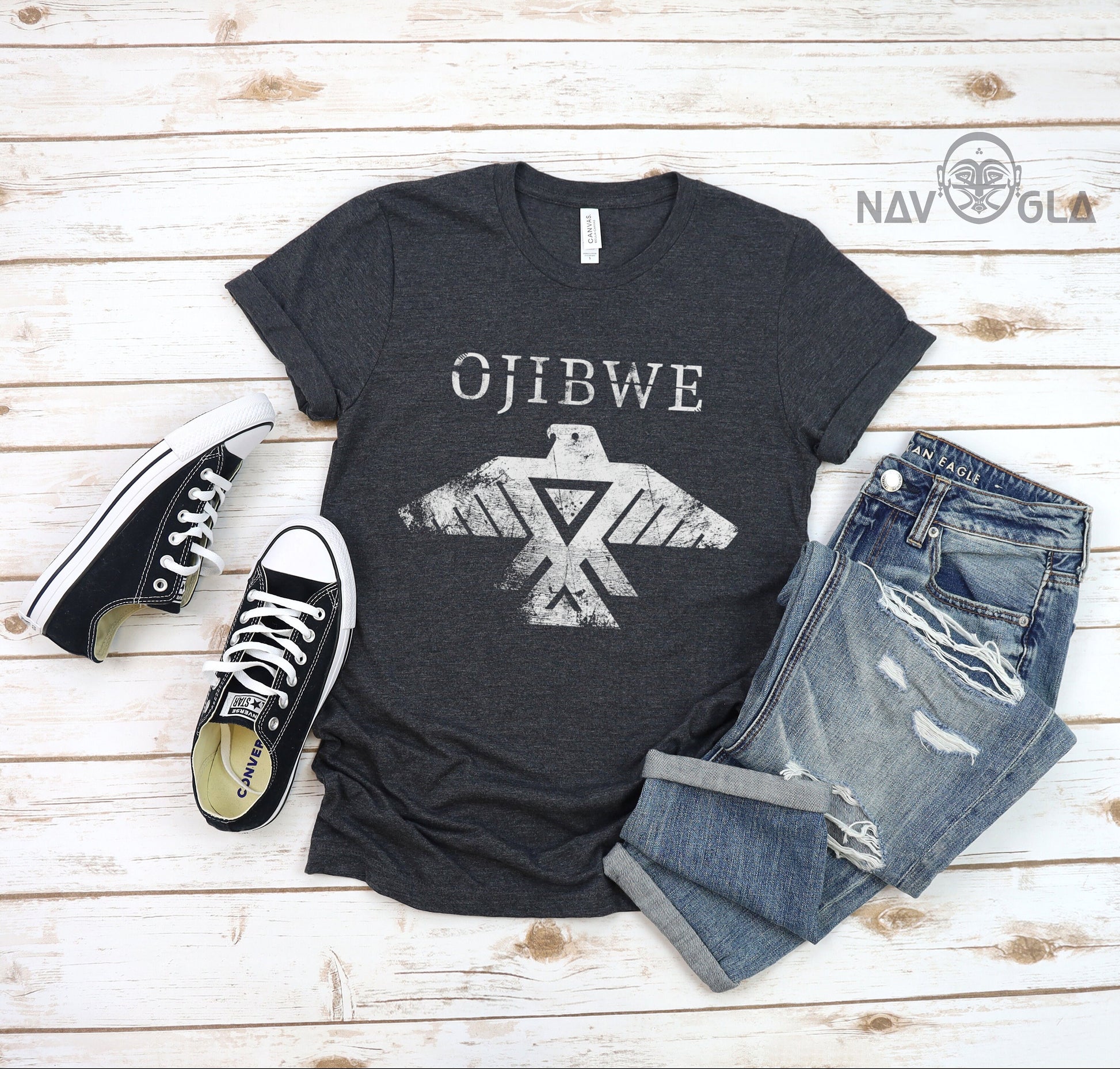 Ojibwe Thunderbird T-Shirt Unisex Jersey Short Sleeve Tee