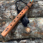 Handcrafted Native American Wind Flute. Recorder End Blown