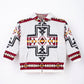 Native Southwestern Alpaca Wool Jacket: Boho Knit Coat, Native American Style