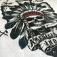 American Indian T-Shirt Native Apache Headress Tomahawk Aztec Mayan Geronimo Sitting Bull Western Cowboy Texas Oklahoma Arizona Tribe