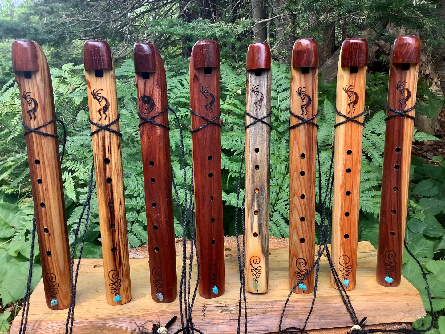 Handcrafted Native American Wind Flute. Recorder End Blown