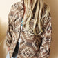 New Western Fall Aztec Native Vintage Inspired Shirt Jacket Coat ~ Women'S Size Small Medium Large & X-Large