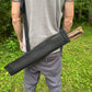 Black Large Traditional Leather Archery Quiver