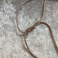 Adjustable Cotton Cord Copper Feather Choker, Turquoise Bone Glass Picasso Seed Beads, Men'S Native American Boho Western Necklace