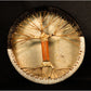 Terre Shaman Drum Made of Goat Skin with Hair - Viking Leather Style - Melodic Rituals, Cultural Artistry, Musical Gift
