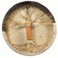 Terre Shaman Drum Made of Goat Skin with Hair - Viking Leather Style - Melodic Rituals, Cultural Artistry, Musical Gift