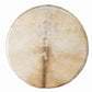 Terre Handmade Shaman Drum - round 16" 18" 20" with Goat Skin - Tree Style on the Back and Handle - Embrace Nature'S Rhythms