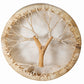 Terre Handmade Shaman Drum - round 16" 18" 20" with Goat Skin - Tree Style on the Back and Handle - Embrace Nature'S Rhythms