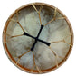 Terre Shaman Drum round 12" 16" 20" 24" with Goat Skin, Frame Drum, Handmade