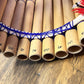 Handmade Peruvian Bamboo Pan Flute: 13-Pipe Left-Handed Instrument
