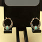 Blue 925 Silver Vintage Ethnic Style Feather Enamel Turquoise Earring Literature Tibetan Earrings