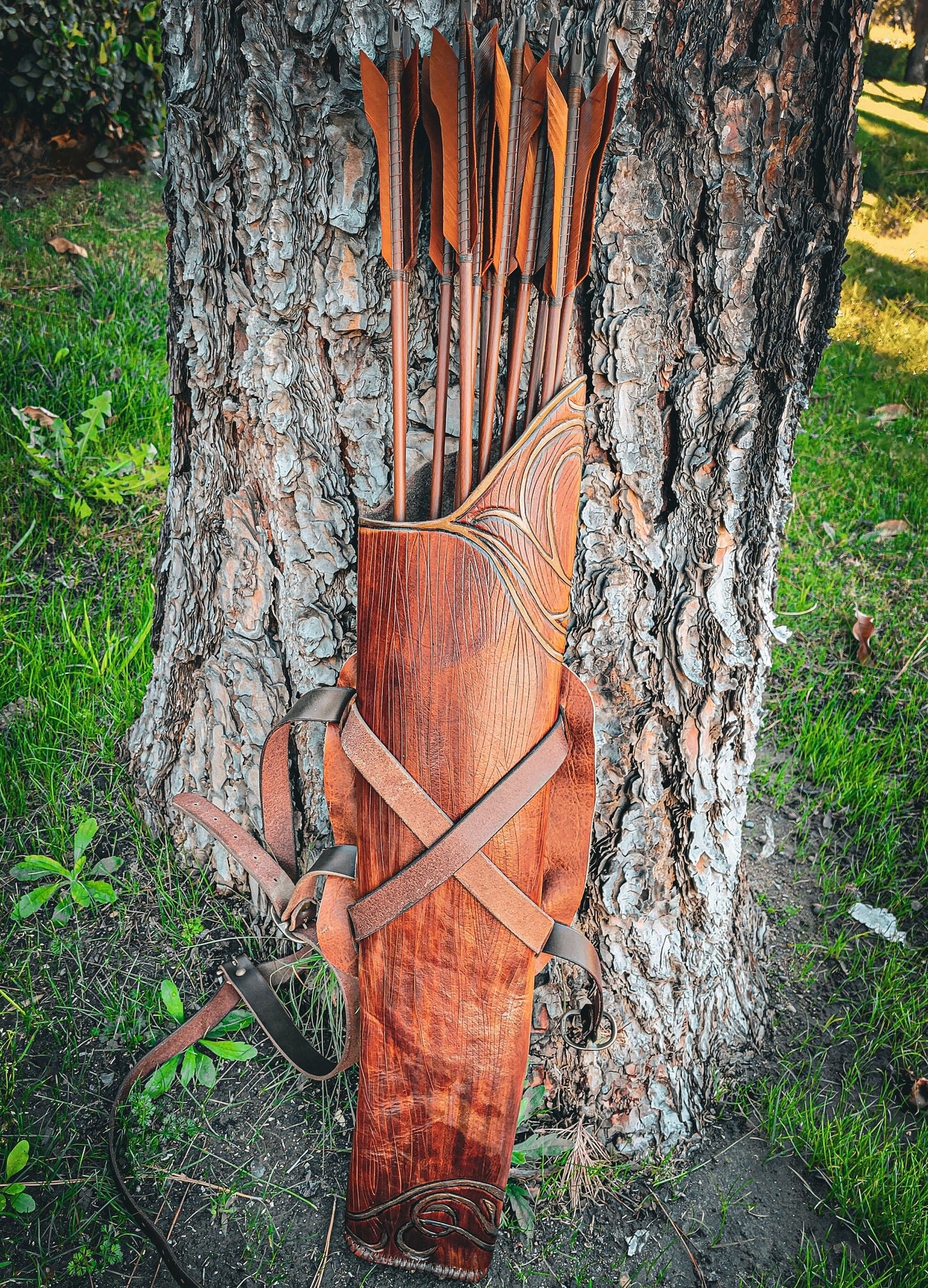 Elven Arrows of Greenleaf - Fully Functional Arrows for Archery or Cosplay