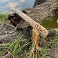 Sunflower Rainstick, 20 " Rainstick, Sound Healing, Rain Stick, Fringed Rain Stick, Tribal, Thick Rainstick, Sound Therapy