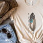 Native Feather Graphic Tee - Unisex Tribe Pride Shirt
