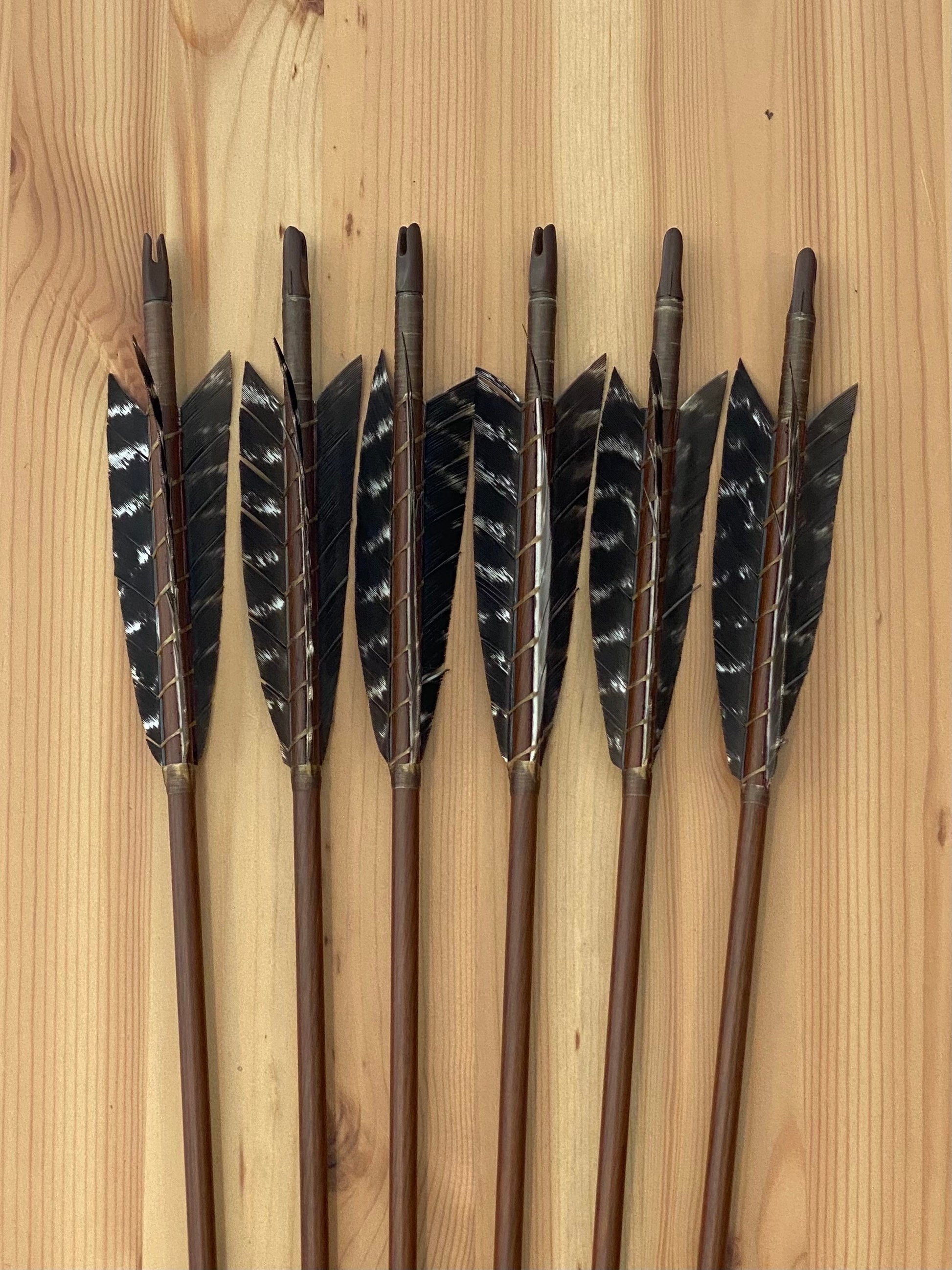 Traditional North American Arrows - Fully Functional Arrows for Hunting and Target Archery