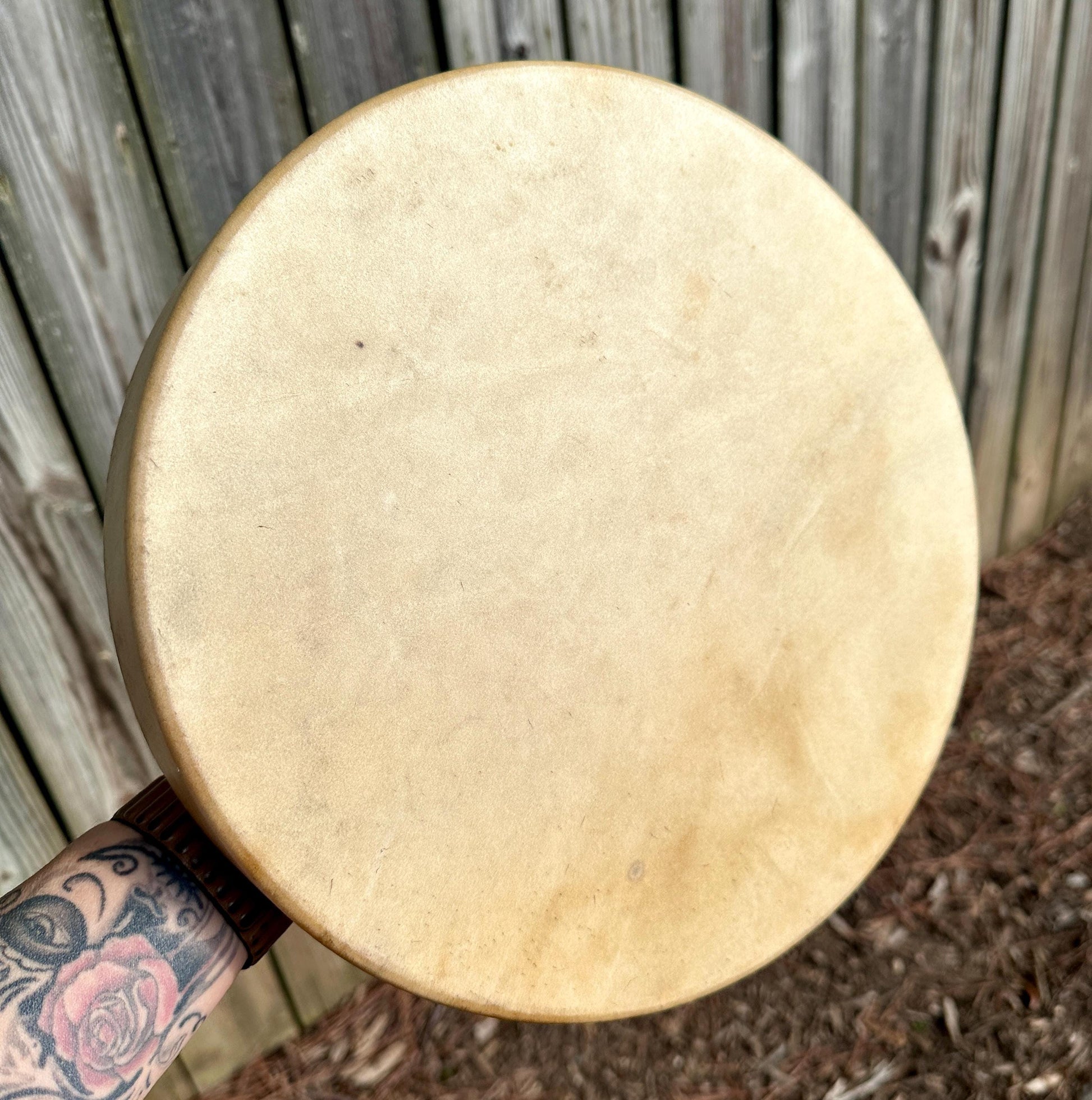 12" Elk Hide Drum, Shaman Drum