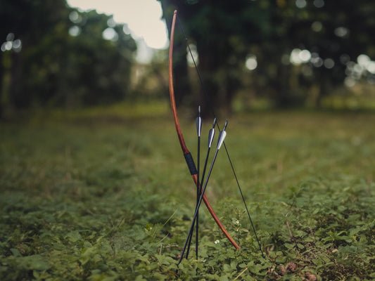Adult Longbow: 30-35 Lb Draw Weight, Beginner Archery