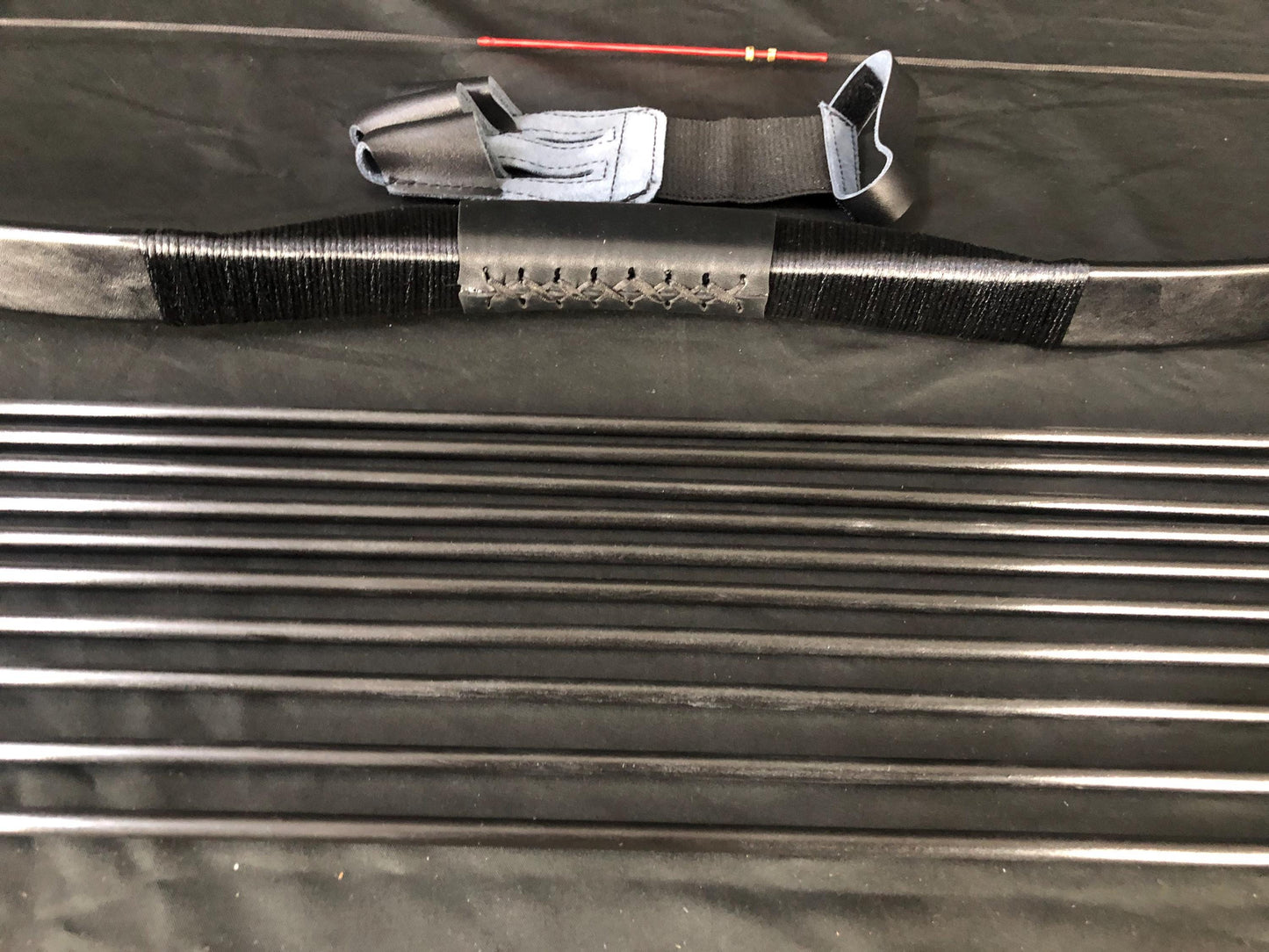 Ready to Go Handmade 40Lbs Traditional Mongolian Horse Bow 51.5", Tested Makers Mark, 10X Sharp Arrow, Free Finger Guard, Wall