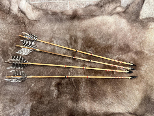 Native American Made Arrow W/ Certificate of Authenticity Primitive Archery OOA Boy Scouts