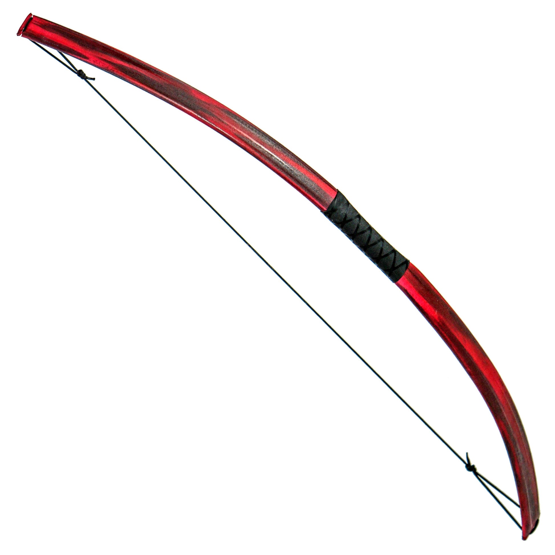 Dielast Longbow: Adult Beginner Archery - Red Finish