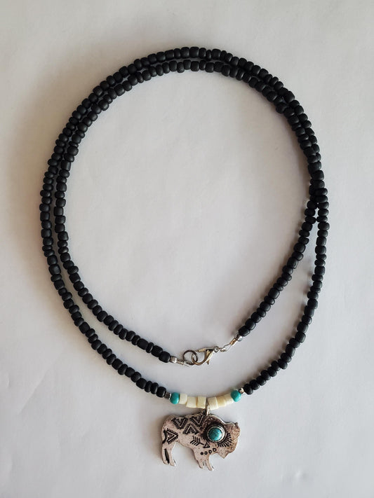 Native American Heritage: Buffalo Necklace