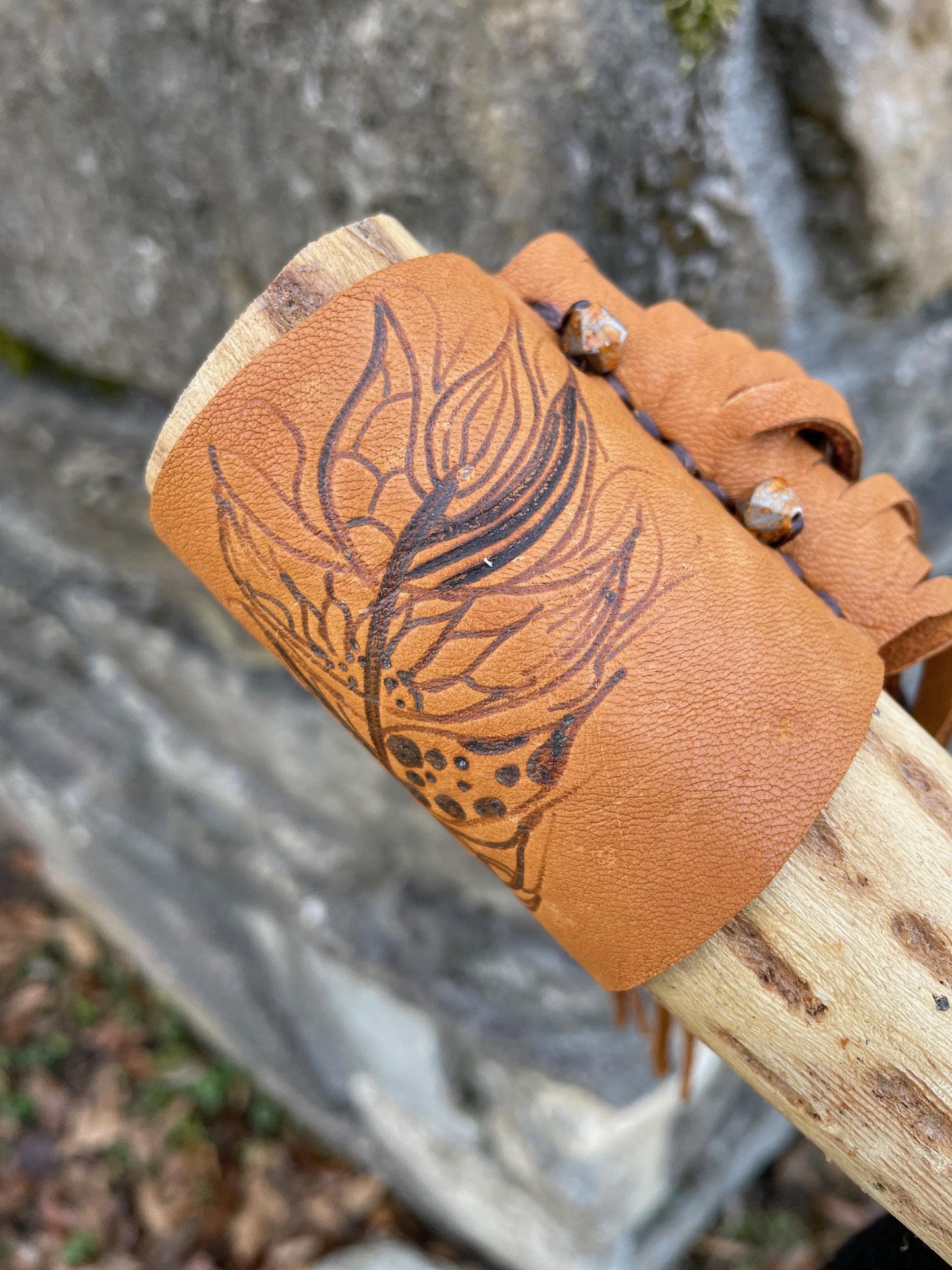 Feather Rainstick, Fringed Rain Stick, Tribal Rainstick, Sound Therapy, Sound Healing, Musical Shaker