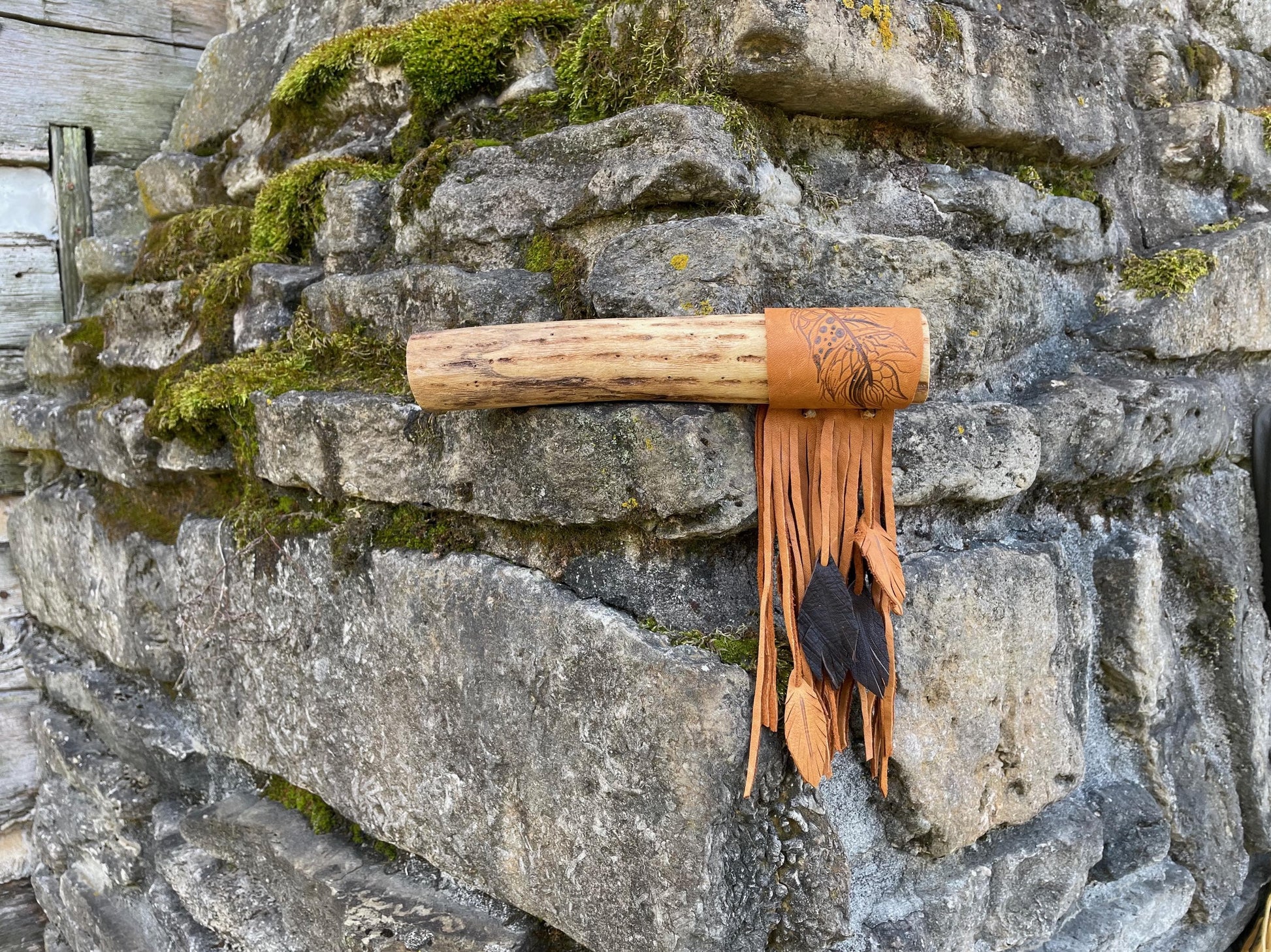 Feather Rainstick, Fringed Rain Stick, Tribal Rainstick, Sound Therapy, Sound Healing, Musical Shaker