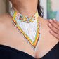 Handmade Beaded Choker Necklace - Traditional Mexican Huichol Style-Aztec Princess