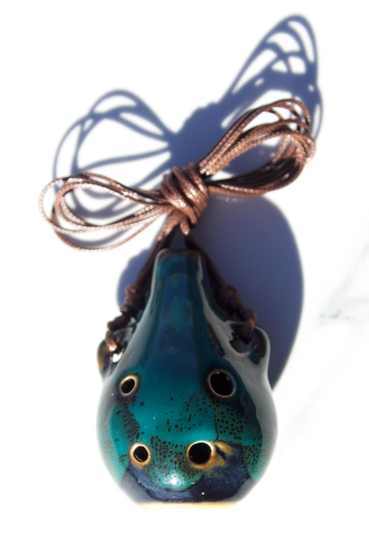 Handmade 6-Hole Ceramic Ocarina Flute, Handcrafted Ceramic Craft Instrument for Music Lovers, Unique Gift, Zelda Flute Gift, Sedona Gift