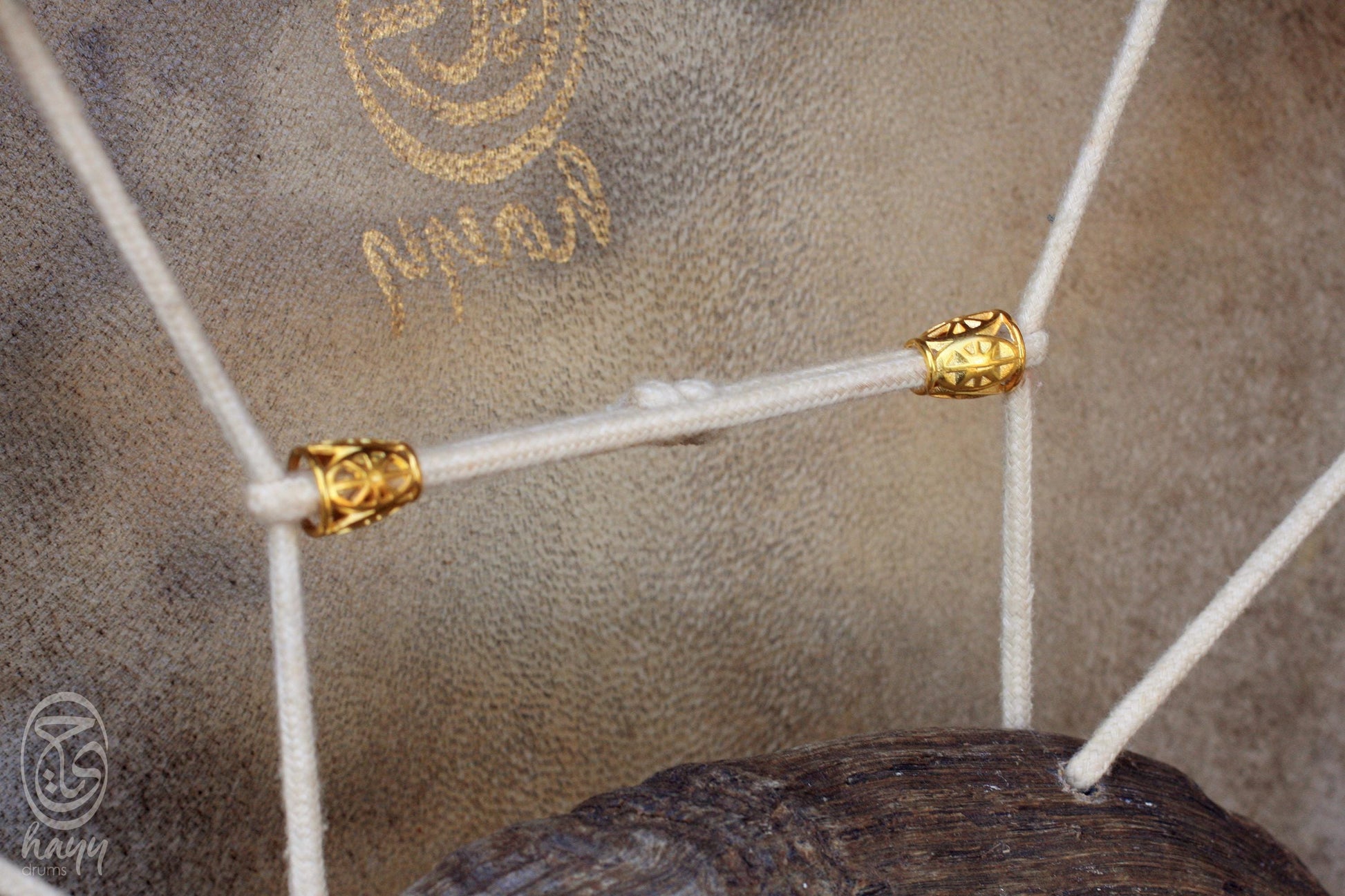 Air Tuning Shaman Drum with Goat Horn Handle (Medium Size)