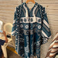 Peruvian Alpaca Poncho (Ethnic-Style Shawl)
