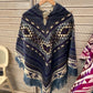 Peruvian Alpaca Poncho (Ethnic-Style Shawl)