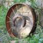 Air Tuning Shaman Drum with Goat Horn Handle (Medium Size)