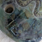 Vintage Artisan-Made 5-Hole Flute, Whistle, Ocarina, Southwest Theme, Snake, Cactus, Footprint