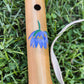 Handmade Cherry Wood Native Flute: G Key, 432Hz, Peridot Inlay