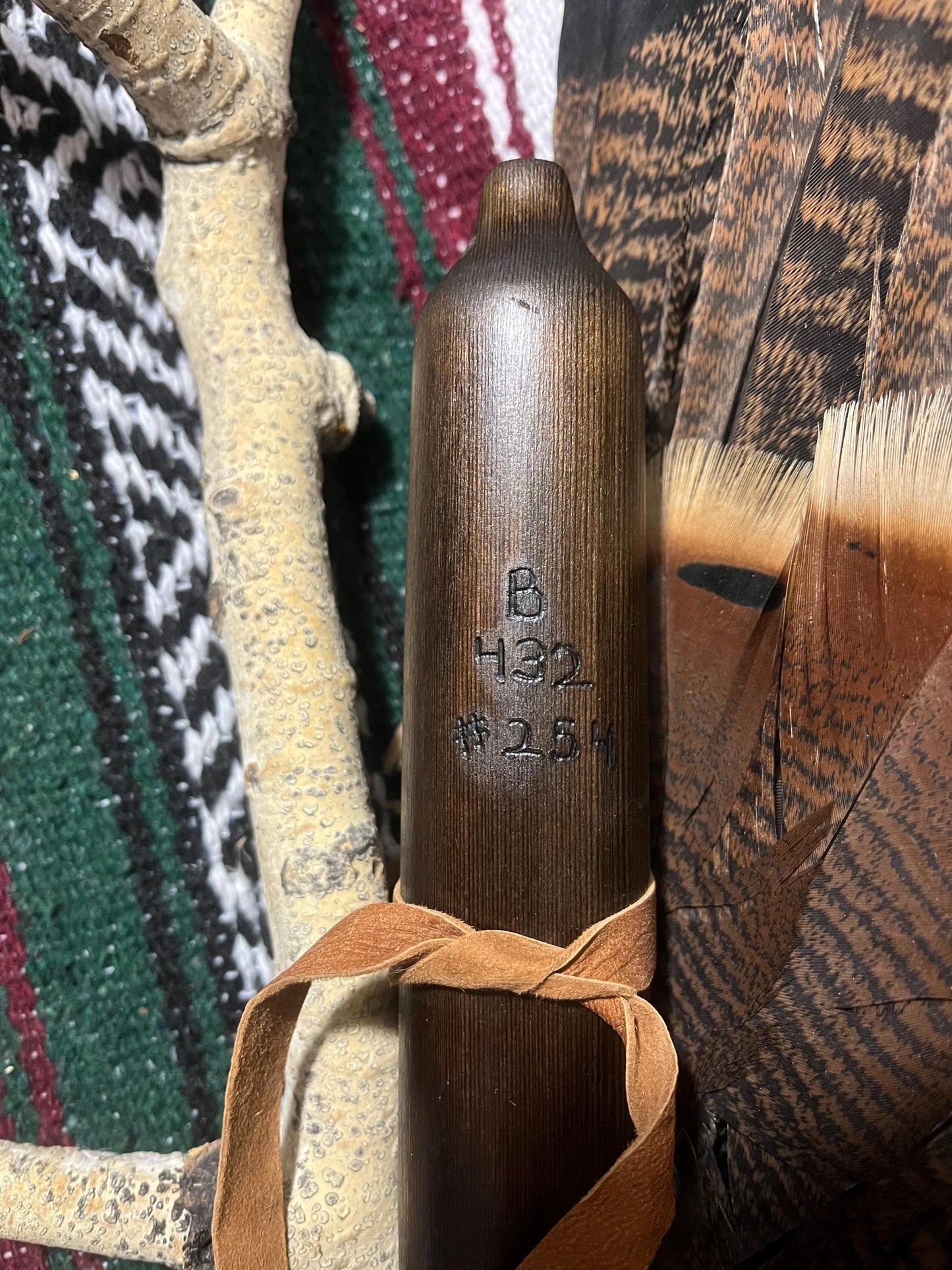 Native American Style Flute in Key of B(3) Tuned at 432 Hz