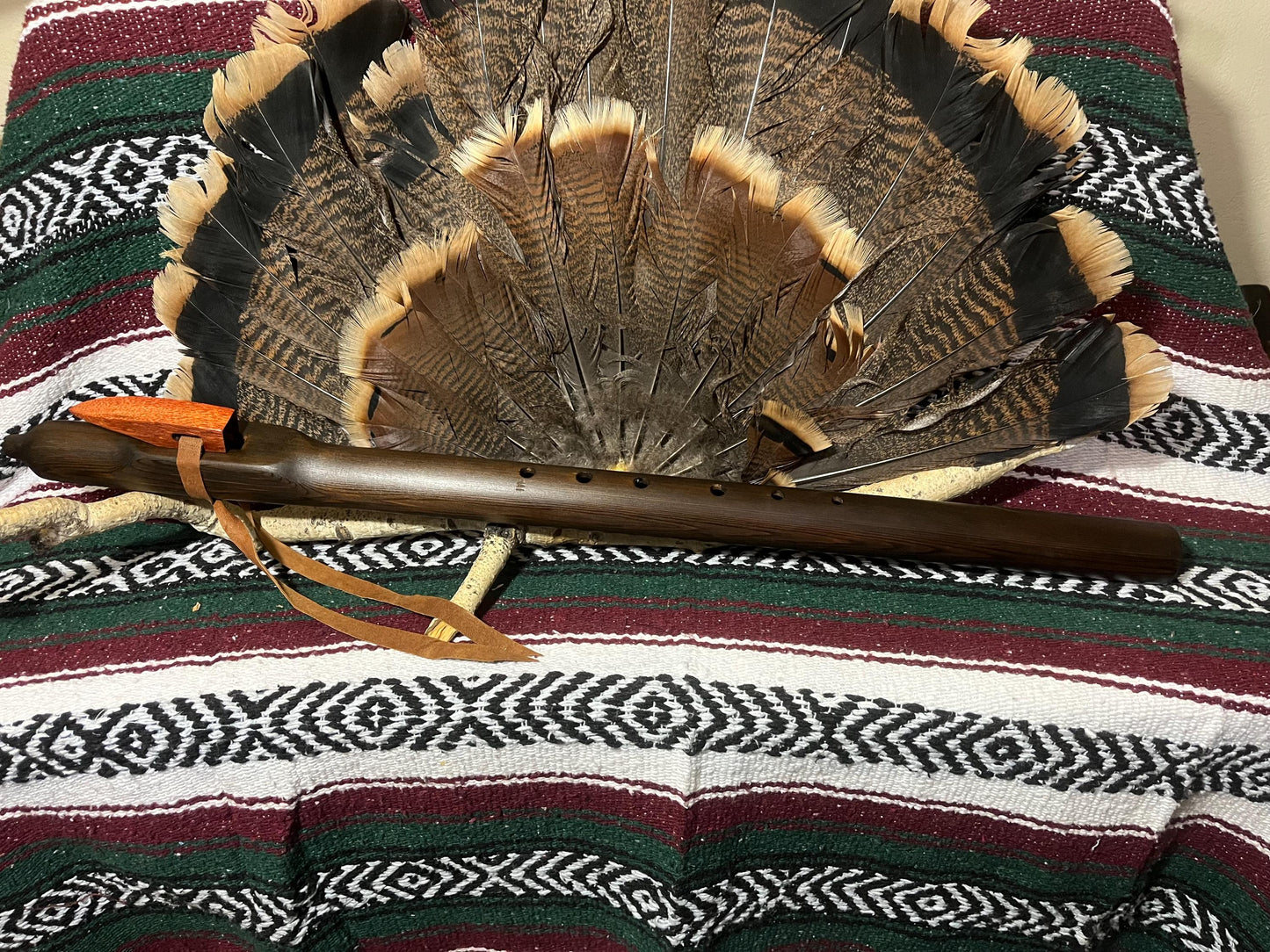 Native American Style Flute in Key of B(3) Tuned at 432 Hz