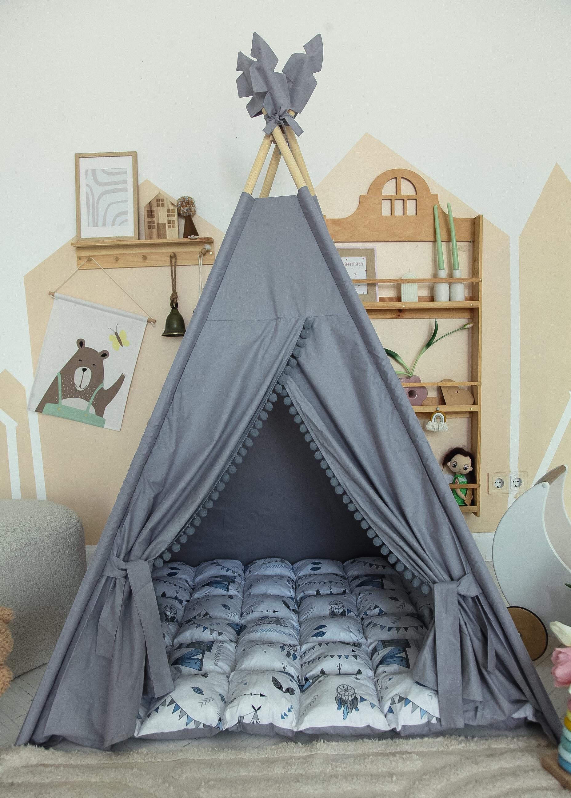Wigwam, Play Tent, Kids Tent, Child'S Teepee, Teepee Tent, Fabric Playhouse, Indoor Tent, Outdoor Play Tent, Boho Tent, Adventure Tent, Todd