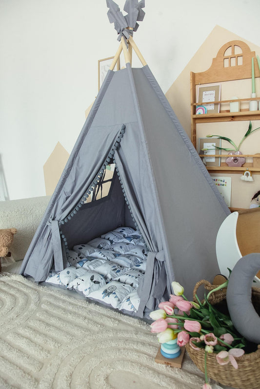 Wigwam, Play Tent, Kids Tent, Child'S Teepee, Teepee Tent, Fabric Playhouse, Indoor Tent, Outdoor Play Tent, Boho Tent, Adventure Tent, Todd