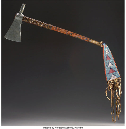 Vintage Intermontane Axe Tomahawk – Possibly Crow, 19Th Century Native American