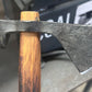 Hand Forged Railroad Spike Tomahawk with Leather Sheath