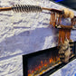 A Powerful Native Ceremonial Indian Fox Bow and Arrow Set Made by Enrolled Member of the Cherokee Tribe 68” with 5 Arrows and Quiver