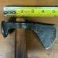 Hand Forged Railroad Spike Tomahawk with Leather Sheath