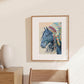 Native American Mustang Horse, Horse Art Portrait, Native America, Native Indian Art, Native American Wall Art, Oklahoma Art