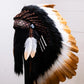 READY to SHIP Authentic Indian Headdress – Feathered Native American Inspired Costume Headpiece for Halloween Party