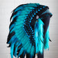 READY to SHIP Authentic Indian Headdress – Feathered Native American Inspired Costume Headpiece for Halloween Party